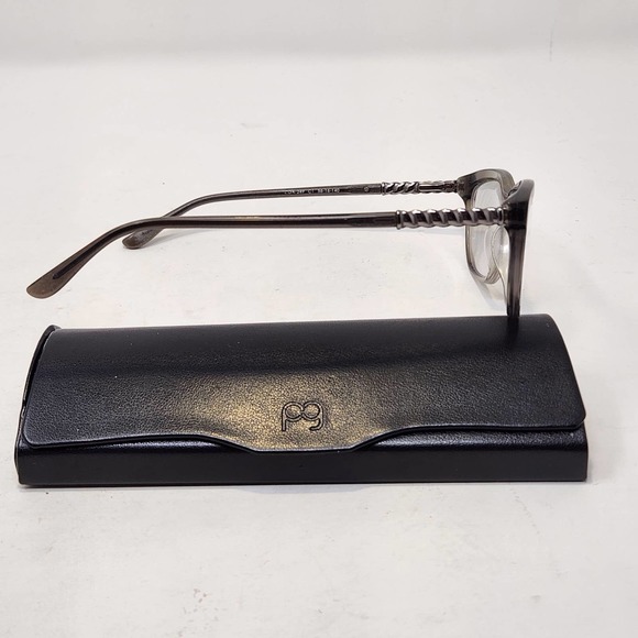 Cote D Azure Womens Smoke Gray Sparkle Eyeglasses Frames Full Rim CDA 249 - Picture 5 of 6